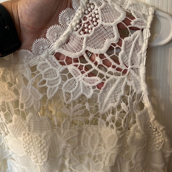 Lepore Tops Lepore Sz M Lacey White Top Nwt Poshmark